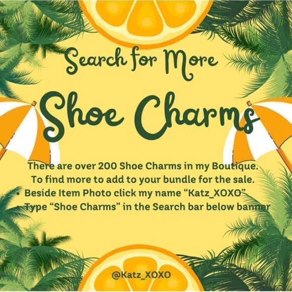 6/$20 Volleyball Croc Charm Shoe Jewelry Team Sports Summer Beach Sand VB hobby - Picture 5 of 6